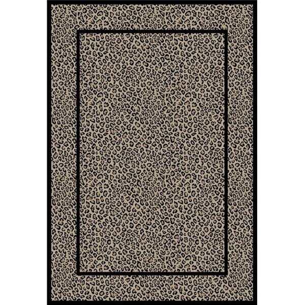 Concord Global Trading Concord Global 44923 2 ft. 7 in. x 4 ft. Jewel Leopard - Beige 44923 - main